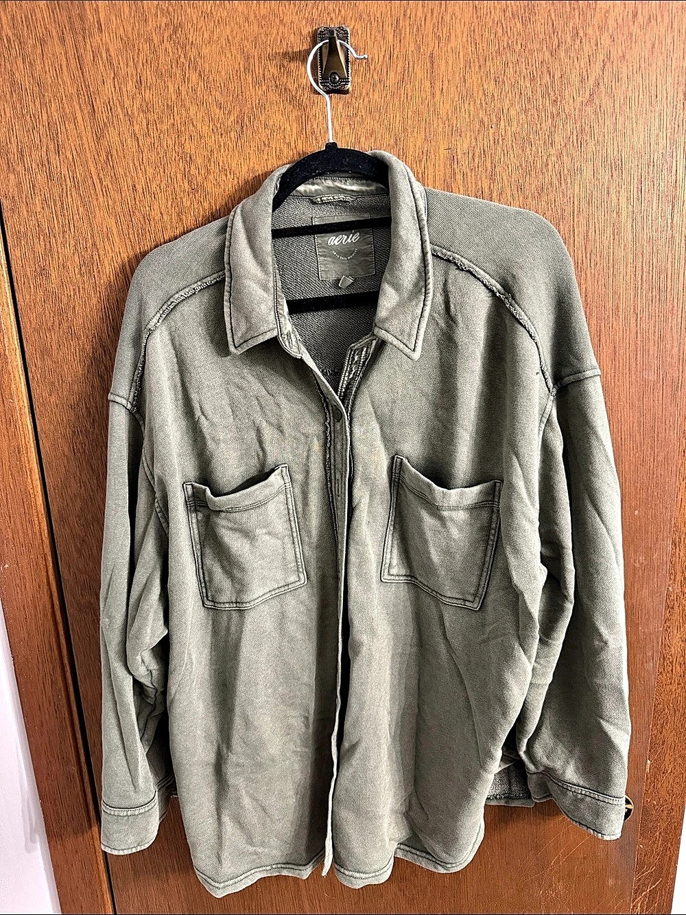 Aerie LumberJane Green